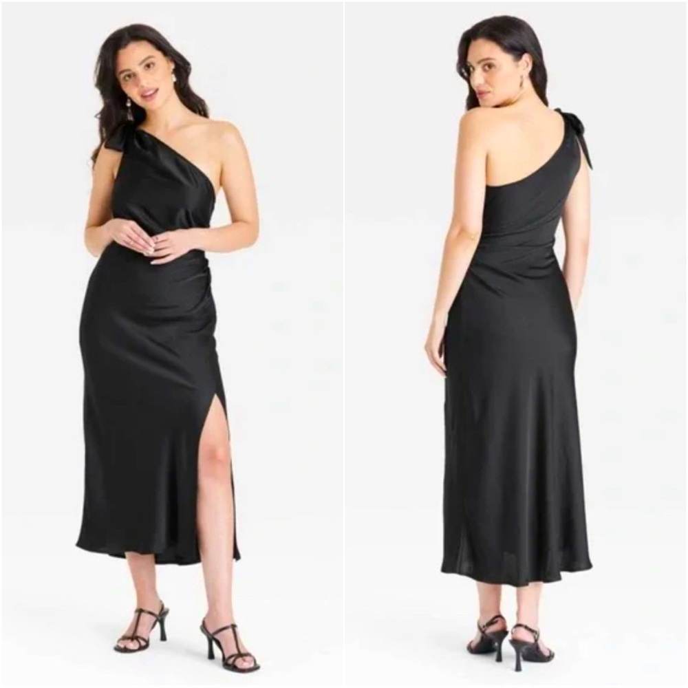 A New Day One Shoulder Maxi Dress, Size XXL - NWT